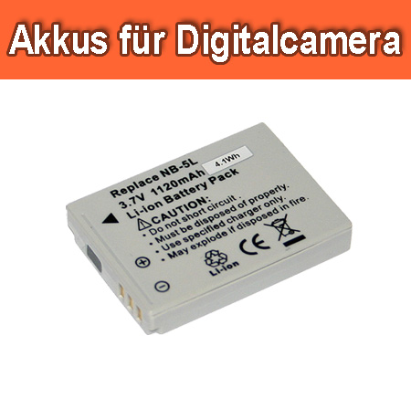Digitalkamera Akkus